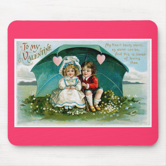 M'n hart slaat... muismat (Voorkant)