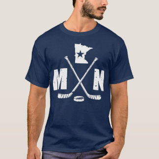 Mn Hockey de staat Ice Hockey Gift T-shirt
