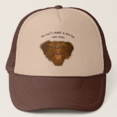 M'n hond heeft een biefstuk. trucker pet (Voorkant)