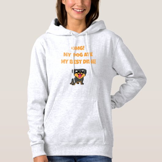M'n hond heeft mijn beste slogan opgegeten hoodie (Voorkant)