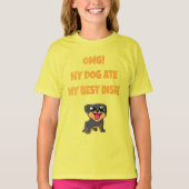 M'n hond heeft mijn beste slogan opgegeten t-shirt (Voorkant)