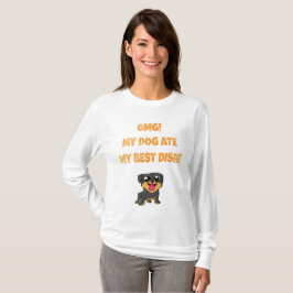 M'n hond heeft mijn beste slogan opgegeten t-shirt