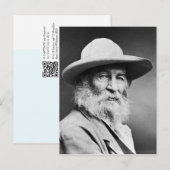 M'n kapitein. Walt Whitman Briefkaart (Voorkant / Achterkant)