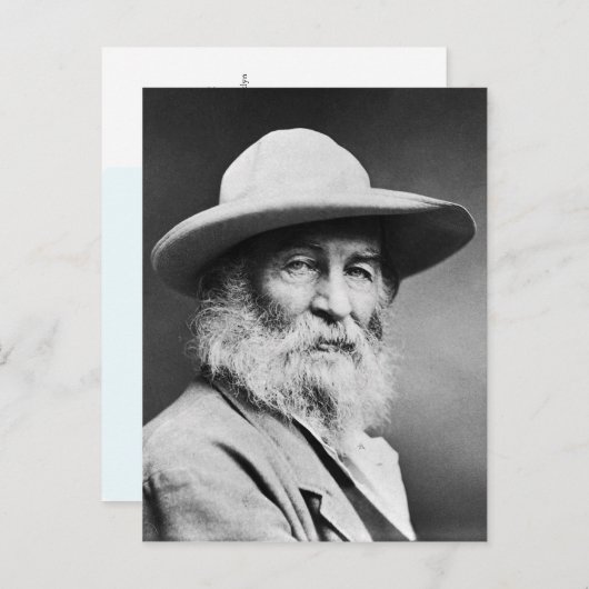 M'n kapitein. Walt Whitman Briefkaart (Voorkant / Achterkant)
