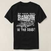 M'n kikkergras in het achterste gedeelte van de af t-shirt (Design voorkant)