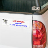 MN Land van 10.000 Bumpersticker (Op Truck)