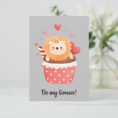 M'n leeuw-valentijn kaart (Staand voorkant)