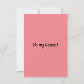 M'n leeuw-valentijn kaart (Achterkant)