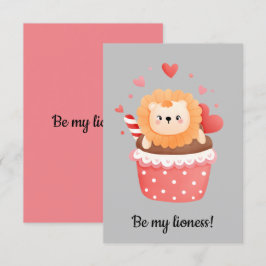 M'n leeuw-valentijn kaart
