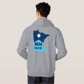 MN Loon Rising - MN Nice - Just say No to ICE Hoodie (Achterkant volledig)
