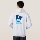 MN Loon Rising - MN Pride, Strength, Love & Hope Hoodie (Achterkant volledig)