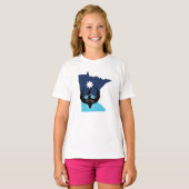 MN Loon Rising - MN Pride, Strength, Love & Hope T-shirt (Voorkant volledig)