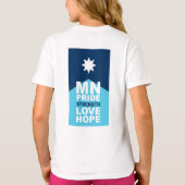 MN Loon Rising - MN Pride, Strength, Love & Hope T-shirt (Achterkant)