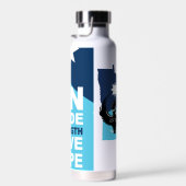 MN Loon Rising - MN Staatsvlag Waterfles (Rechts)
