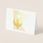 MN Loon Rising - MN State flag Folie Kaarten (Voorkant)