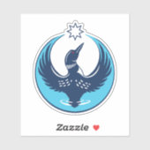 MN Loon Rising Sticker (Vel)