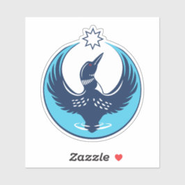 MN Loon Rising Sticker