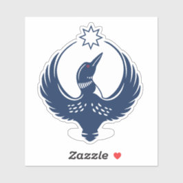MN Loon Rising Sticker
