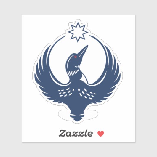 MN Loon Rising Sticker (Vel)