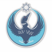 MN Loon Rising Sticker (Voorkant)