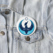 MN Loon stijgt Ronde Button 7,6 Cm (In situ)