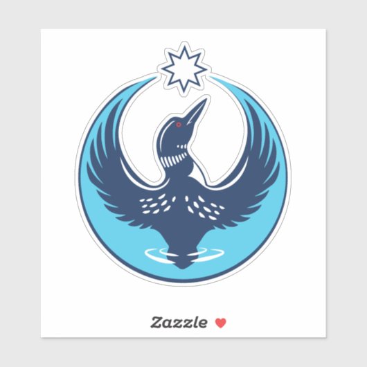MN Loon stijgt Sticker (Vel)