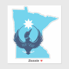 MN Loon stijgt Sticker