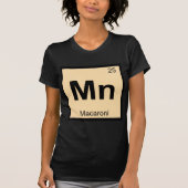 Mn - Macaroni Periodic Table Symbol T-shirt (Voorkant)