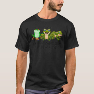 M'n man gek maken met één kikker tegelijk t-shirt