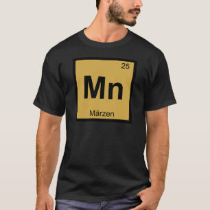 Mn - Märzenbier Chemie Periodiek Systeem Symbool T-shirt