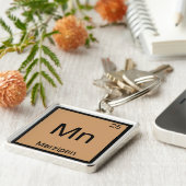 Mn - Marzipan Funny Chemistry Element Symbol T-shi Sleutelhanger (Zijkant)
