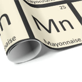 Mn - Mayonnaise Condition Chemistry Periodic Table Cadeaupapier (Rol Hoek)