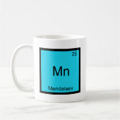 Mn - Mendelejev Grappig Element Chemie Symbool T-s Koffiemok (Links)