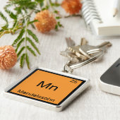 Mn - Mendelssohn Funny Chemistry Element Symbol Sleutelhanger (Zijkant)