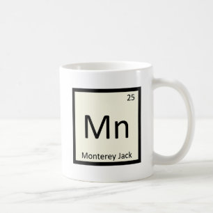 Mn - Monterey Jack Cheese Chemistry Periodic Table Koffiemok