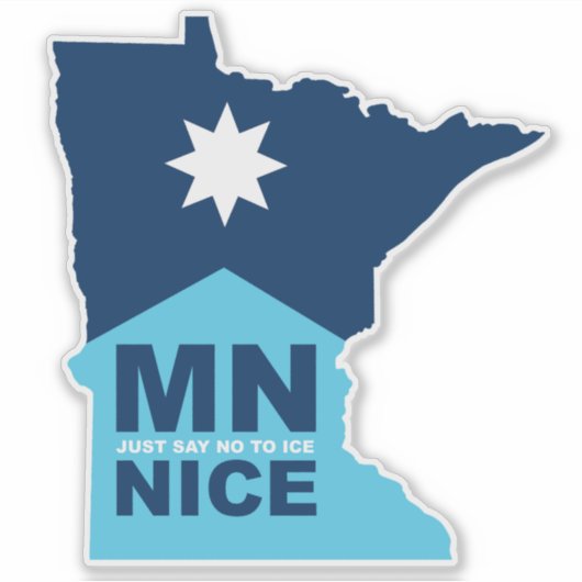 MN NICE STICKER (Voorkant)