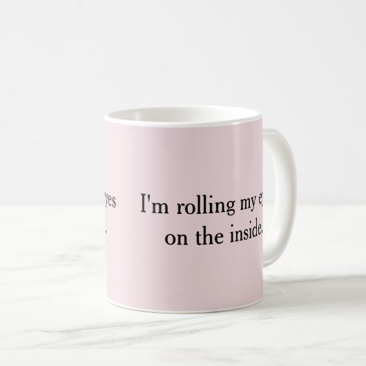 M'n ogen draaien koffiemok (Voorkant rechts)
