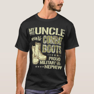 M'n oom draagt vliegende laarzen voor Dog Tags voo T-shirt
