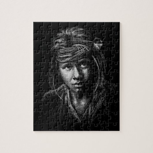 M'n padvinder uit 2004 die de puzzel kalmeert (Verticaal)