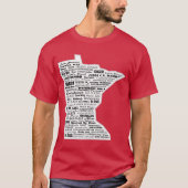 MN Parks with White Fill T-shirt (Voorkant)