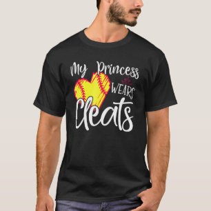 M'n prinses draagt wasverzadigingsbal voor mam pap t-shirt