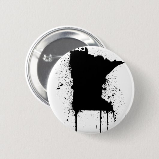 MN Splat#2 Ronde Button 5,7 Cm (Voorkant /achterkant)