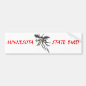 MN State Bird Bumpersticker (Voorkant)