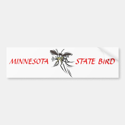 MN State Bird Bumpersticker (Voorkant)