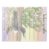 MN State Bird Flower Loon Lady Slipper Notitieblok (Voorkant)