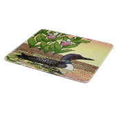 MN State Bird Flower Loon Lady Slipper Snijplank (Hoek)