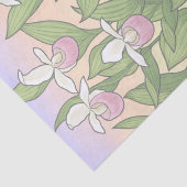 MN State Bird Flower Loon Lady Slipper Tissuepapier (Detail)