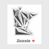 MN State Sticker (Vel)