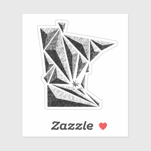 MN State Sticker (Vel)