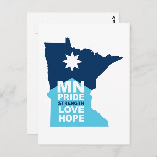 MN Strong Briefkaart (Voorkant / Achterkant)